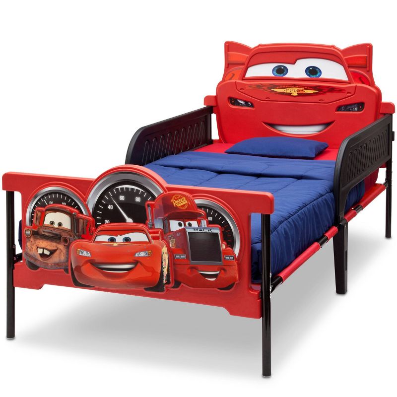 Twin Disney Pixar Cars Plastic 3D Bed - Delta Children