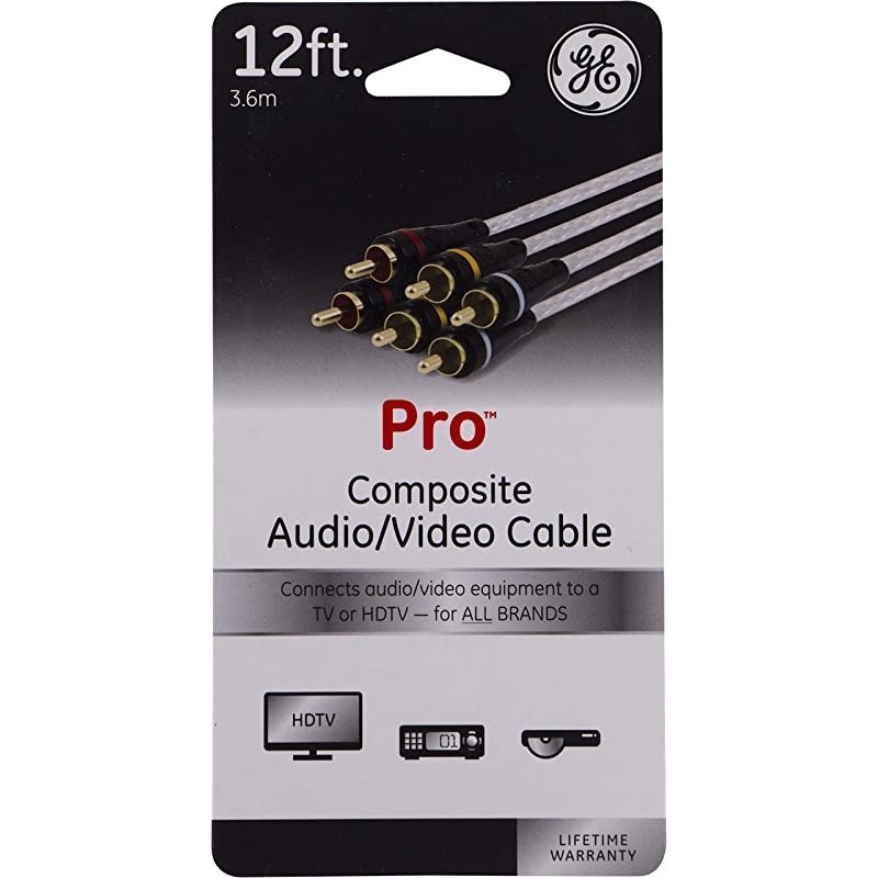 Video CableComposite Cord 100 ft RCA to RCA MMx3AV Cable for TVDVDVCD etd