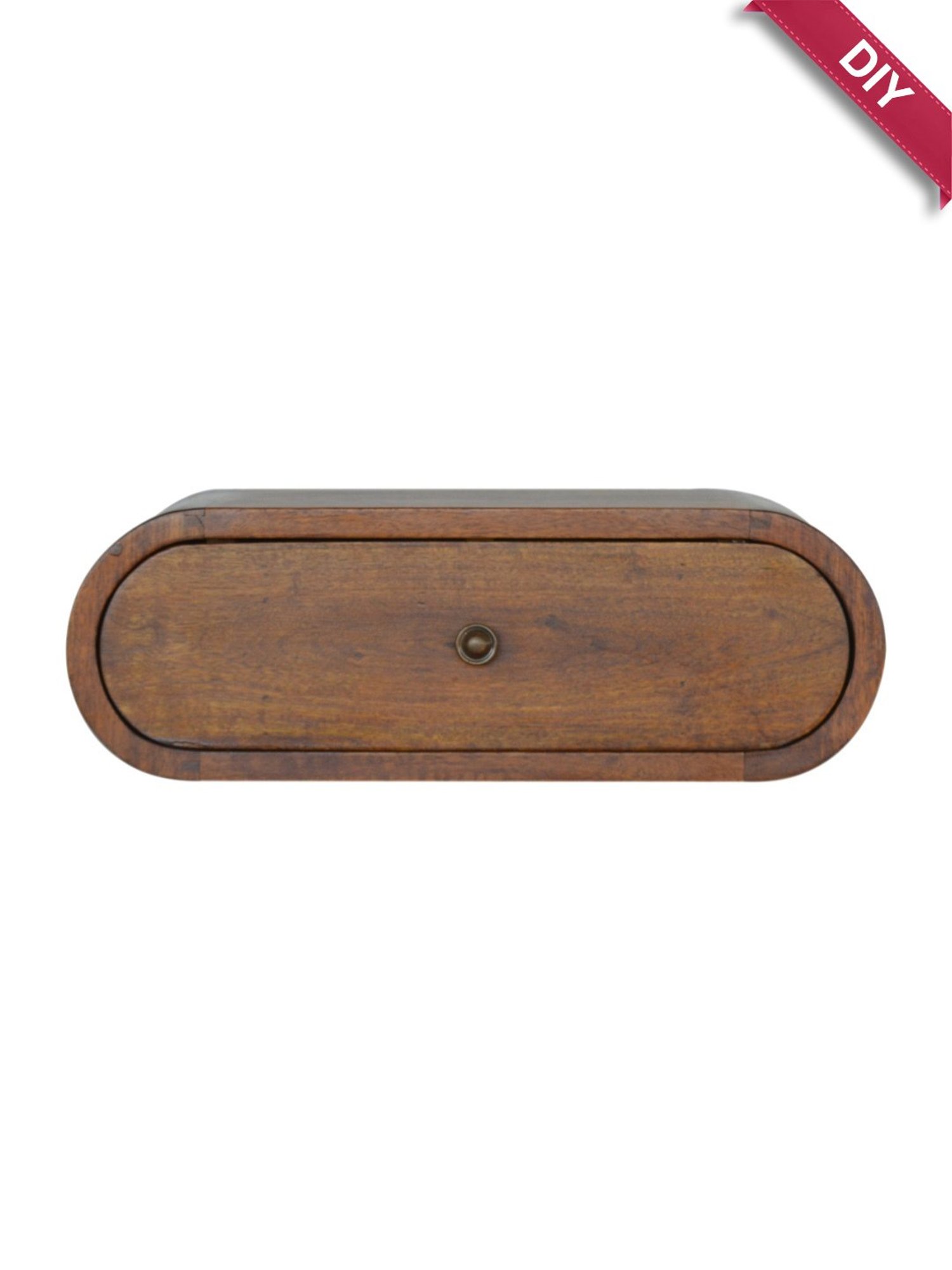 Sleepyhead Ally Teak Brown Sheesham Wood Bedside Table