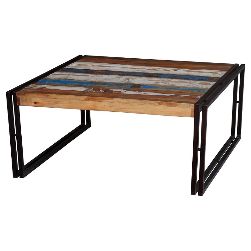 Rustic Reclaimed Wood Coffee Table Natural - Timbergirl