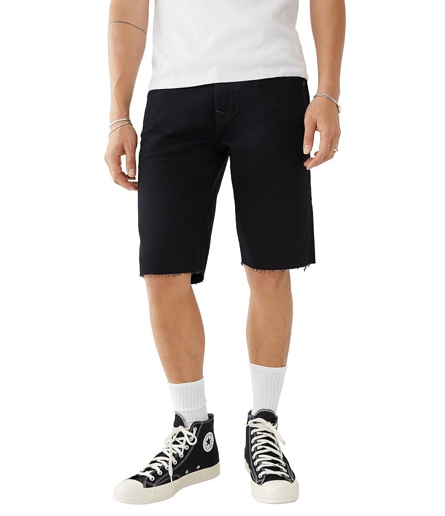 True Religion Ricky No-Flap 13#double; Inseam Denim Shorts