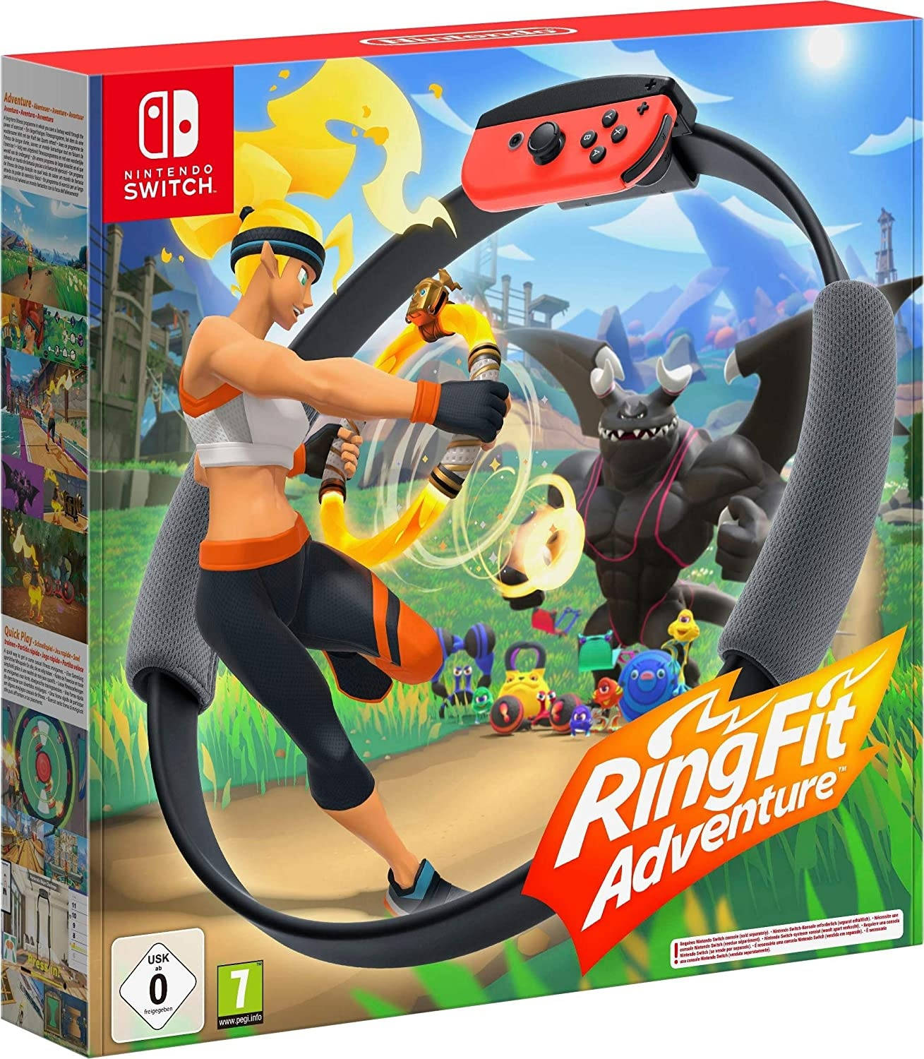 RingFit Adventure + The Legend of Zelda: Breath of the Wild  - 2 Game Bundle - Nintendo Switch