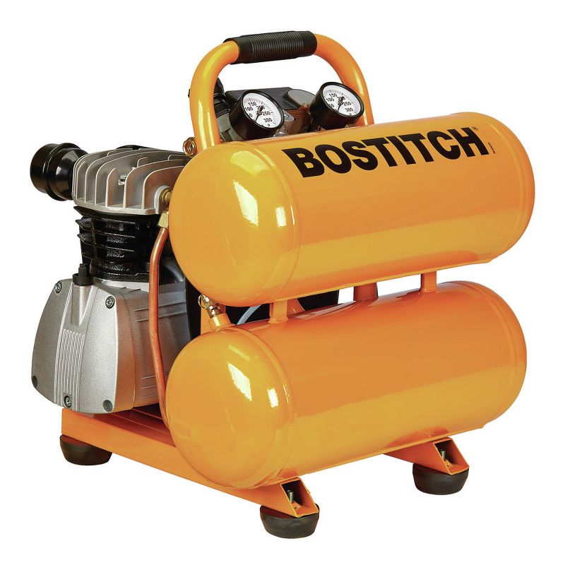 Bostitch CAP2041STO-R 1.5 HP 4 Gallon Oil-Lube Twin Stack Air Compressor
