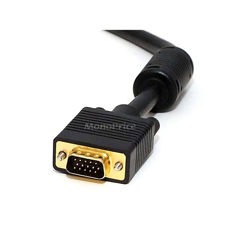 103594 25Feet Super VGA Male to Female CL2 Rated Video Cable with Ferrites