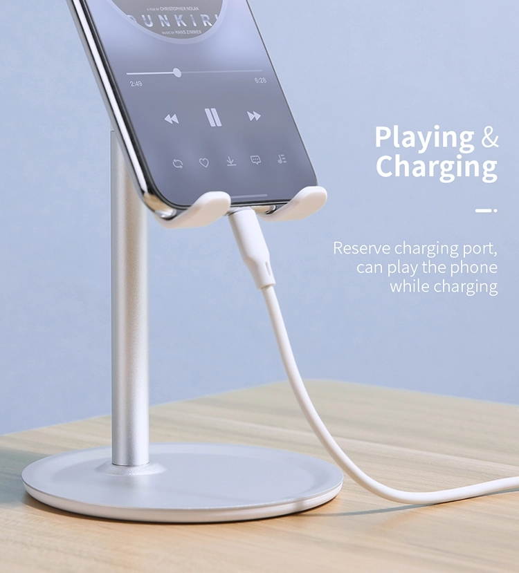 Universal Anti-Slip Aluminium Alloy Tablet Stand Desktop Adjustable Phone Holder Mount For iPad Cellphone Mobile Phone