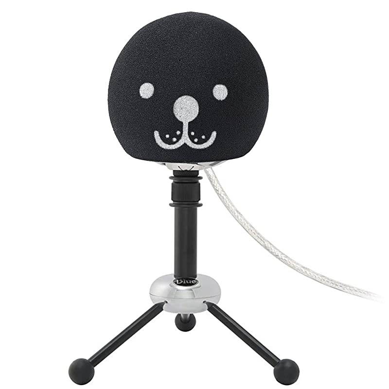 Blue Snowball Pop Filter - Customizing Microphone Windscreen Foam Cover for Improve Blue Snowball iCE Mic Audio Quality (Seal)