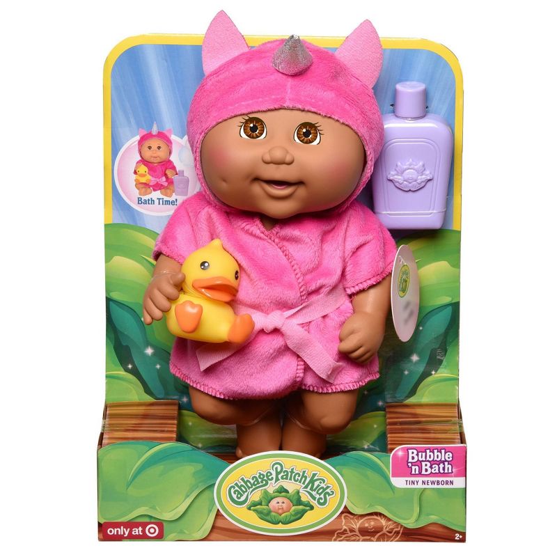 Cabbage Patch Kids 9" Basic Tiny Newborn Bubble N' Bath Unicorn Robe