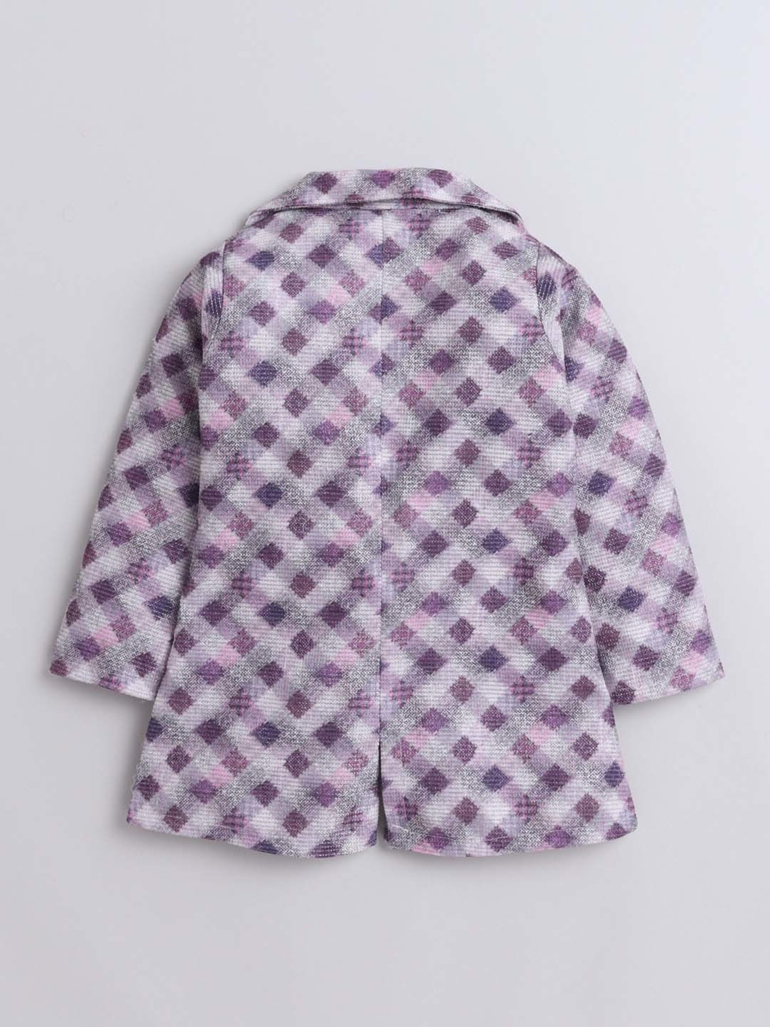 The Magic Wand Kids Pink & Grey Embellished Dress with Shrug