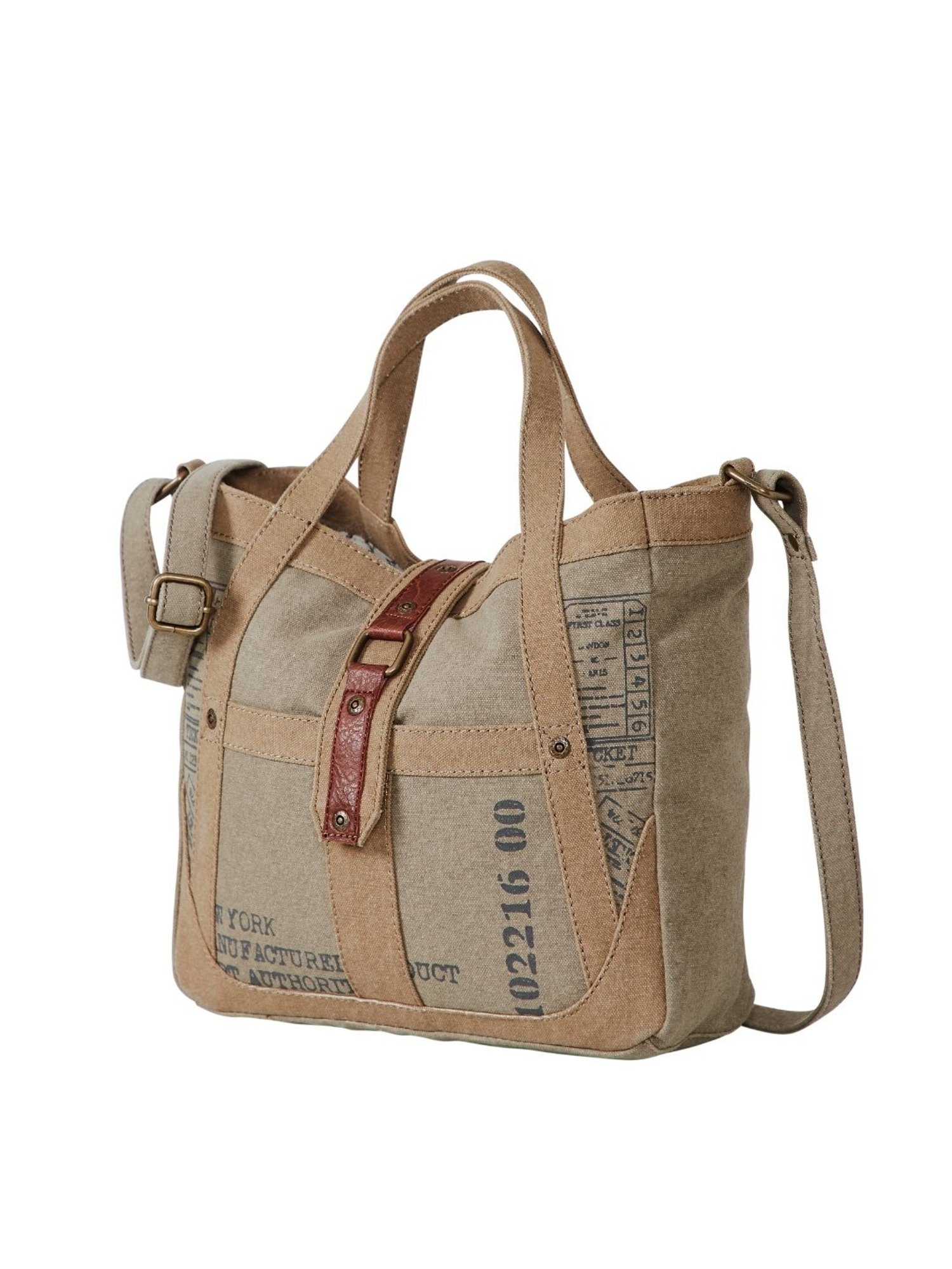 Mona B Brown Textured Medium Cross Body Bag