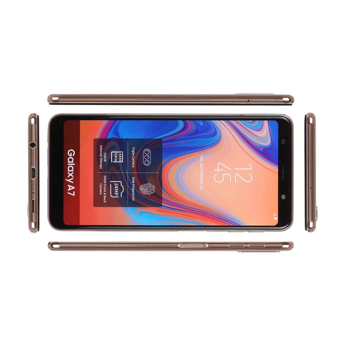 Color Screen Non-Working Fake Dummy Display Model for Galaxy A7 (2018)(Pink)
