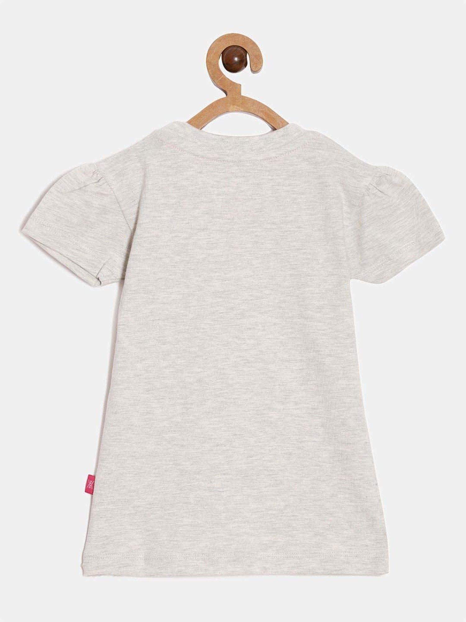 Dixcy Slimz Kids Grey Cotton Printed T-Shirt