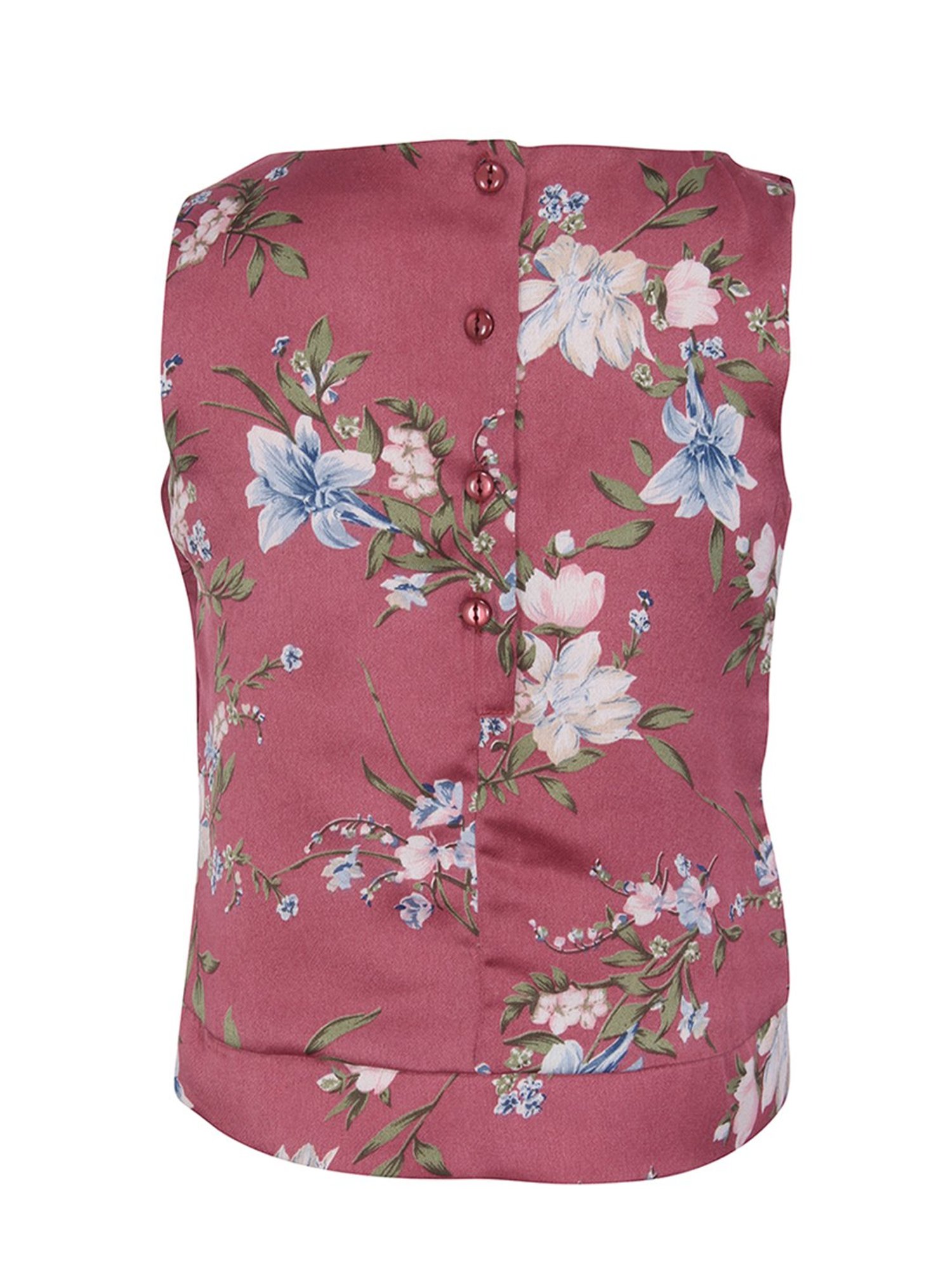 Cutecumber Kids Pink Floral Print Top