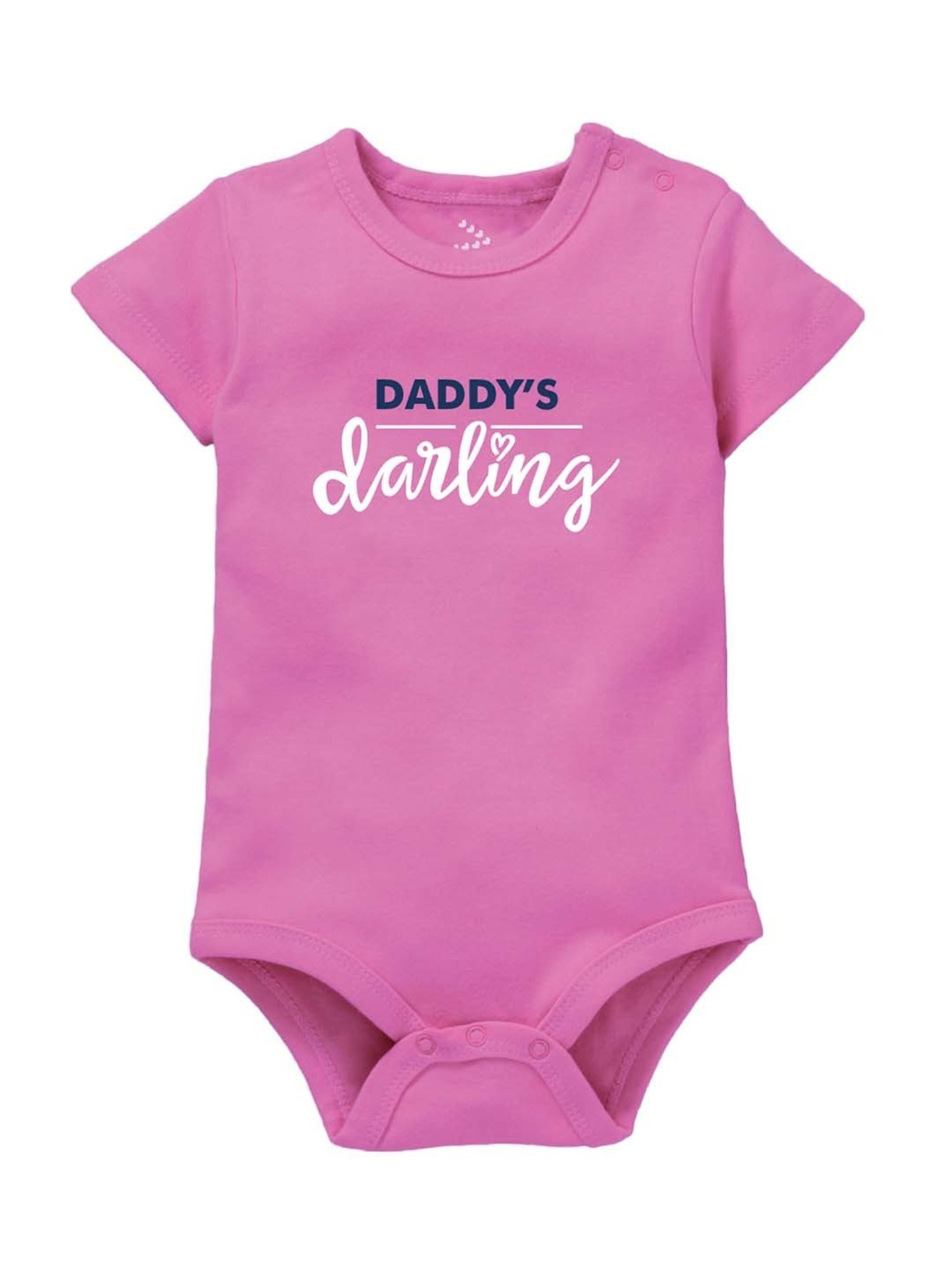 Zeezeezoo Kids Pink Cotton Printed Onesie
