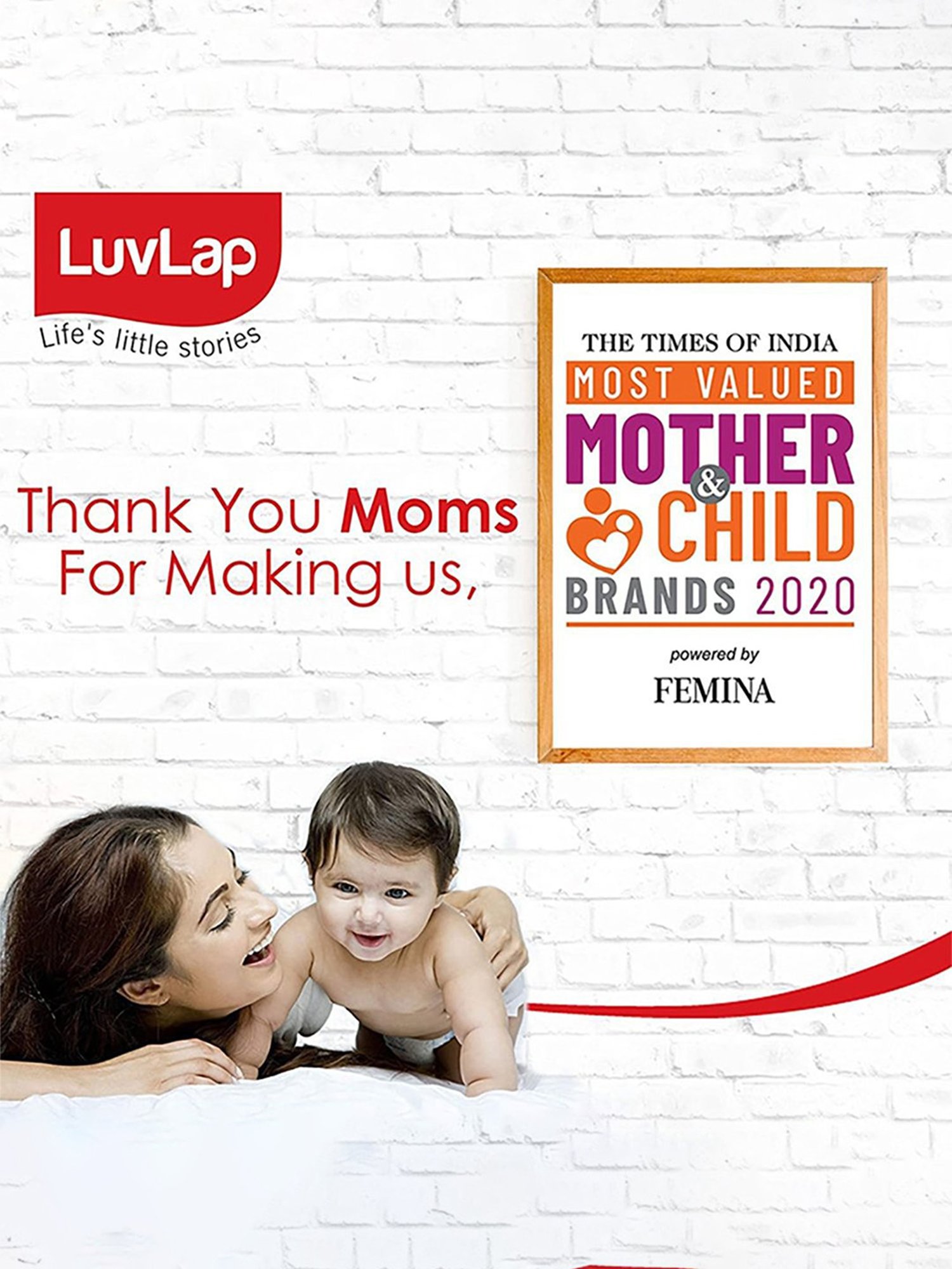 LuvLap Baby Training 3 Piece Toothbrush Set (Orange and White)