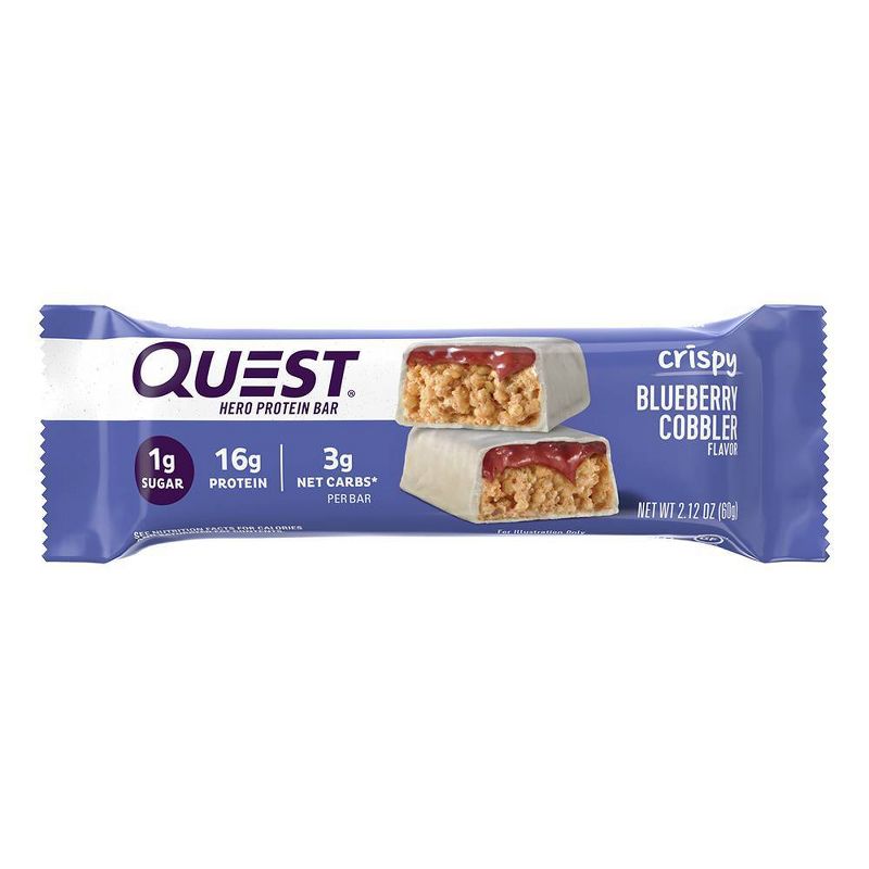 Quest Hero Protein Bar - Blueberry Cobbler - 4ct