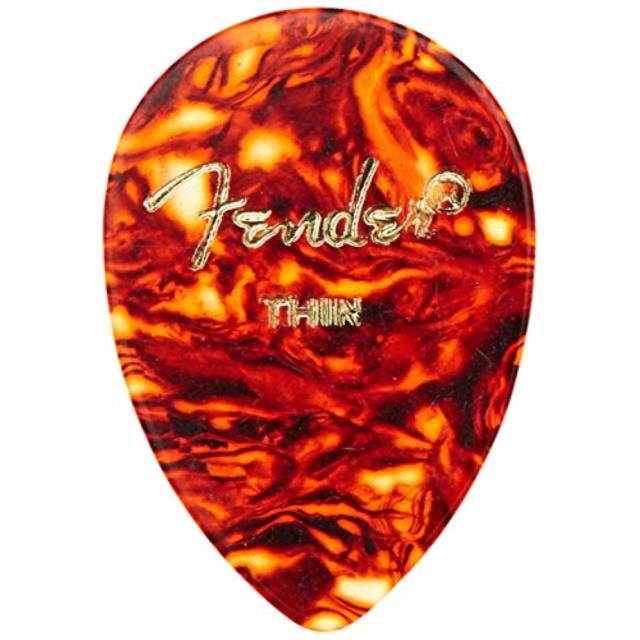 fender 358 shape classic celluloid picks 72 pack for electric guitar, acoustic guitar, mandolin, and bass