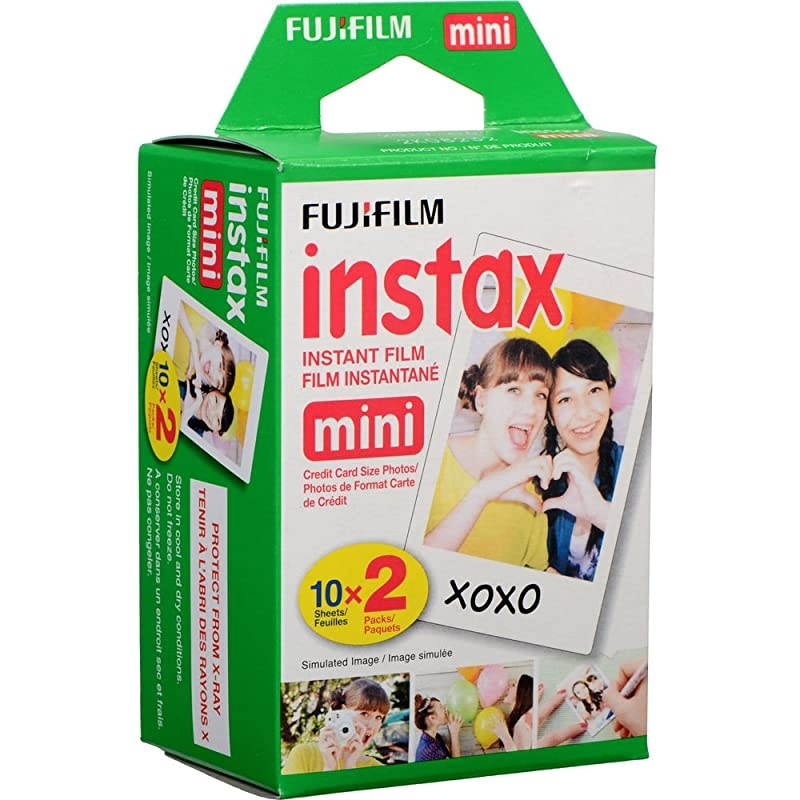 Instax Mini Instant Film 2 x 10 Shoots X 2Pack Total 40 Shoots Value Set