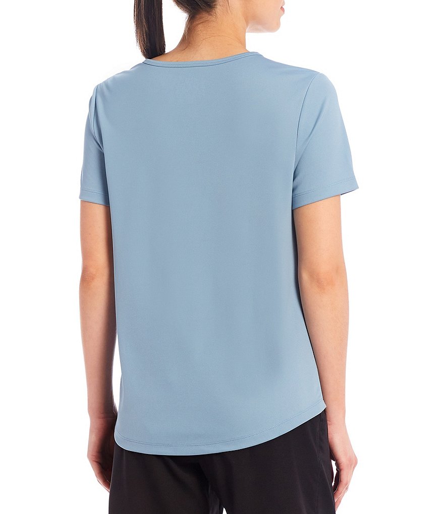 IBKUL Solid Long Sleeve Mock Neck Top