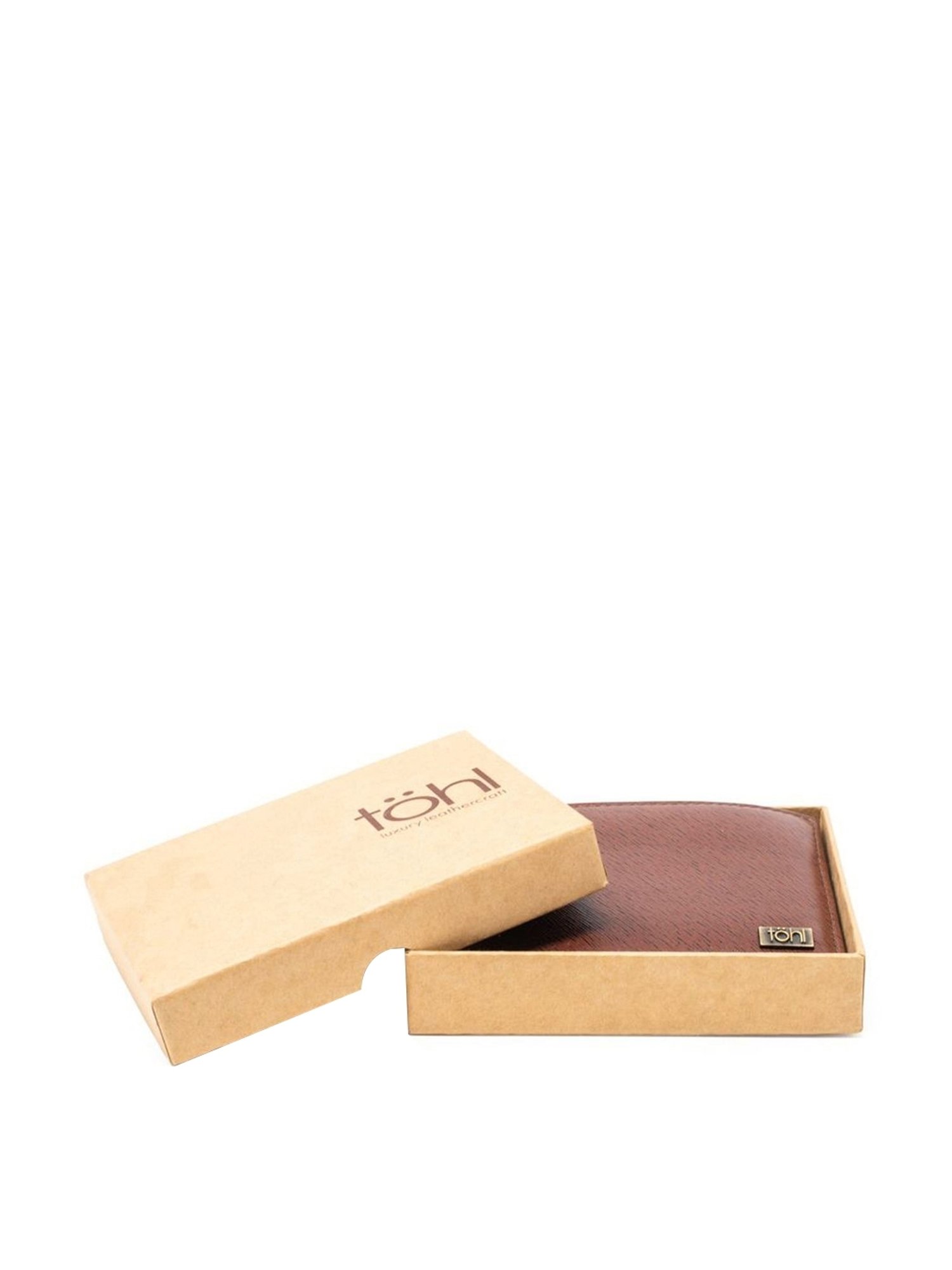Tohl Tan Casual Leather Bi-Fold Wallet with Card Holder for Men