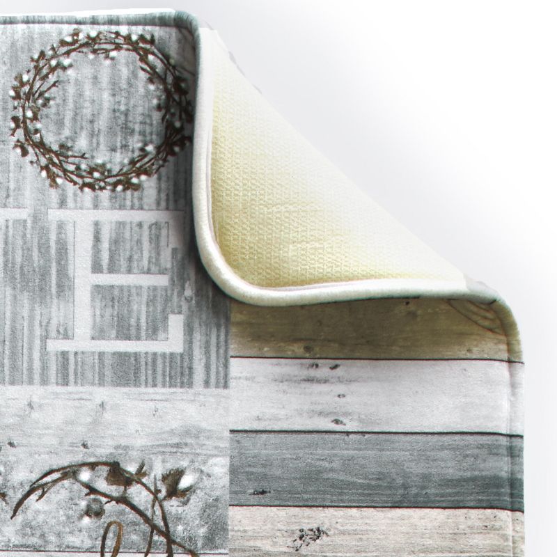 Lakeside Memory Foam Bath Mat - Non-Slip Bathroom Rug - Farmhouse Decor - Love, Home, Blessed