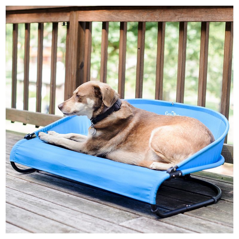 Gen7Pets Cool-Air Cot Pet Bed - Trailblazer Blue - Medium