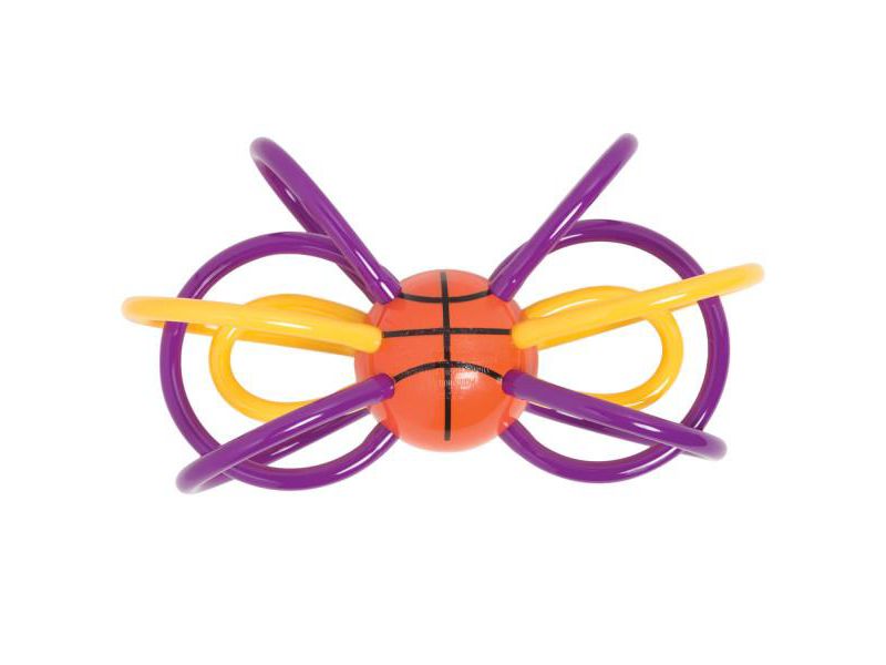Los Angeles Lakers Winkel Rattle and Teether Officially Licensed NBA Baby Toy