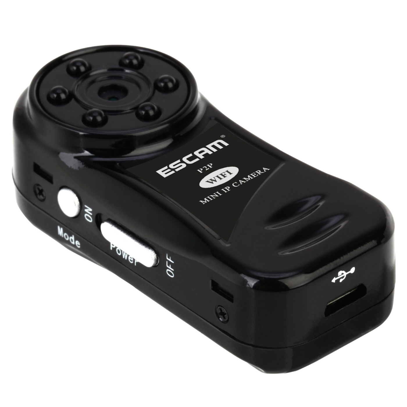 ESCAM Thumb QM10 Wifi Mini IP Camera HD P2P indoor Surveillance Night Vision Security wireless CCTV Camera Support TF SD Card