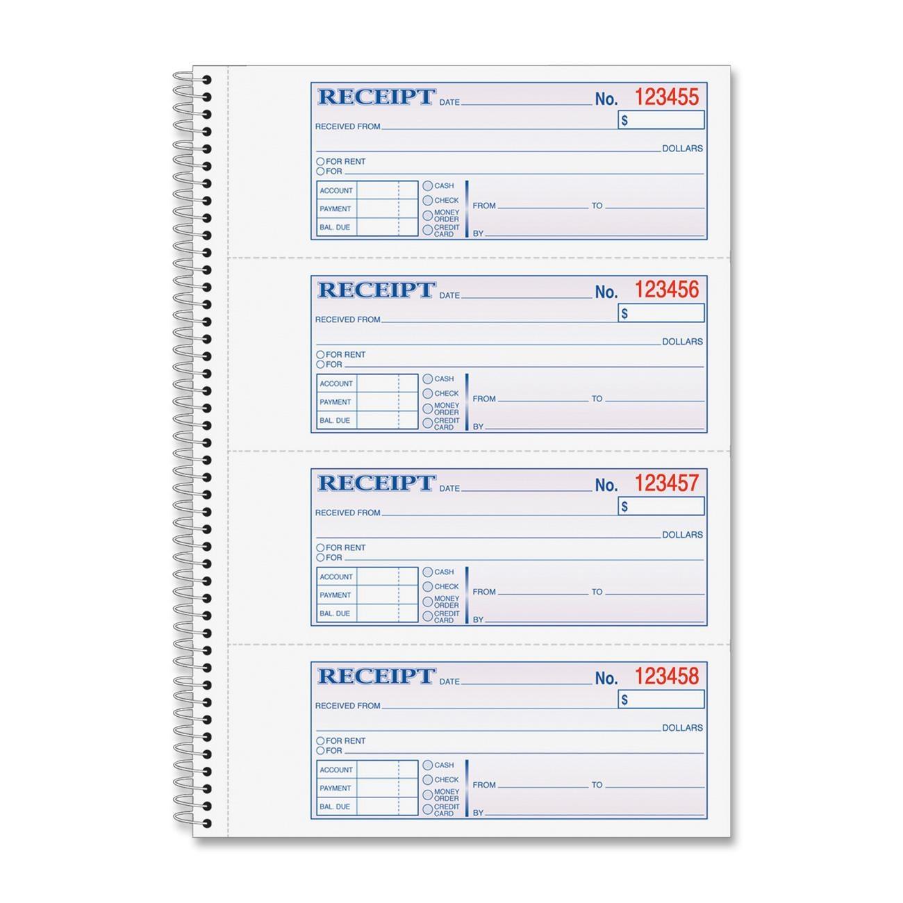 Adams Wire Bound Money/Rent Receipt Books