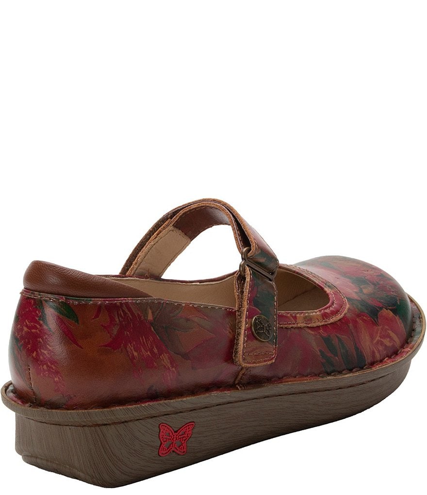 Alegria Belle Southwest Romance Printed Leather Mary Janes