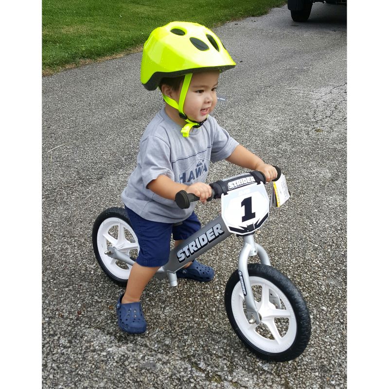Strider Pro 12" Kids' Balance Bike - Silver