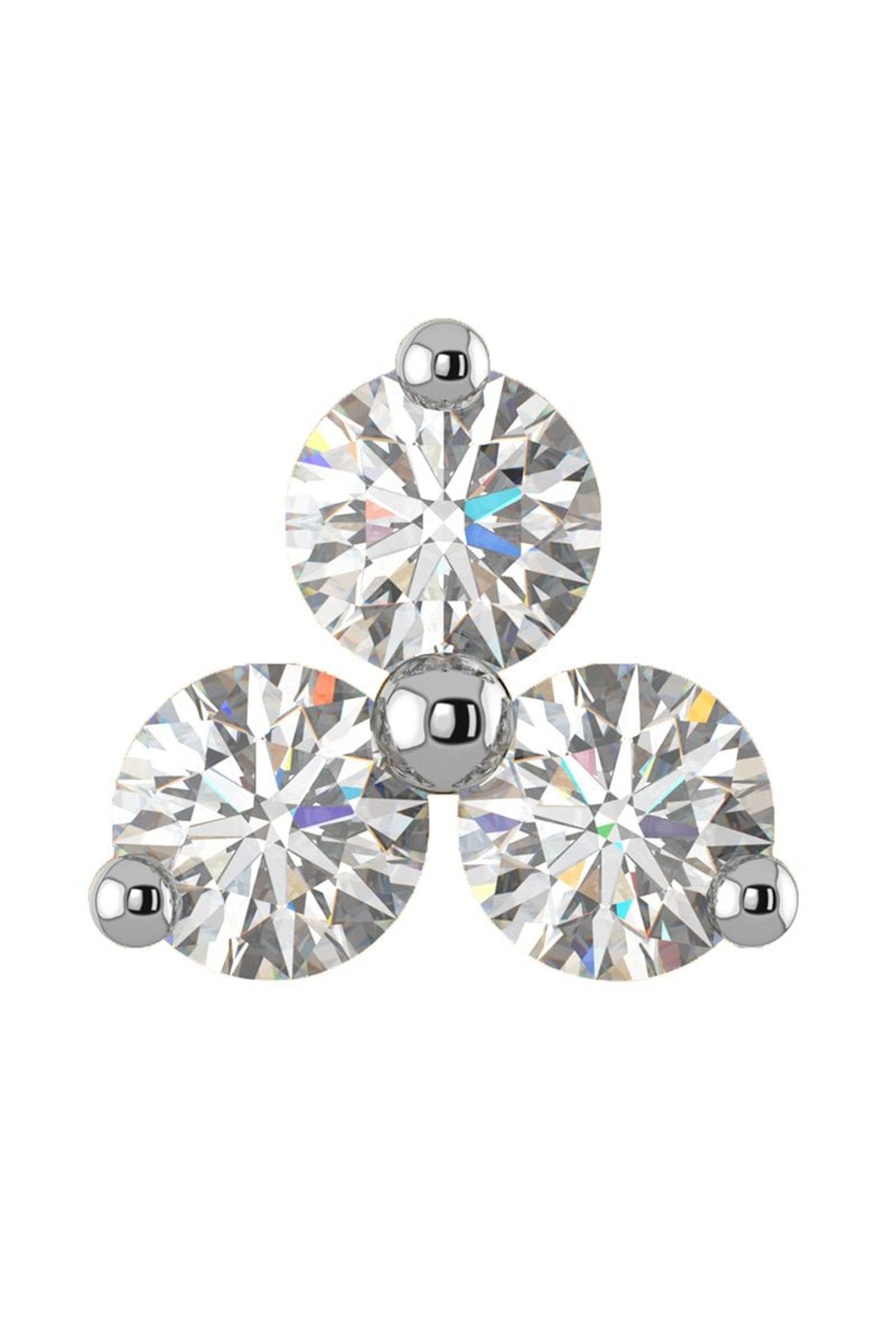 Malabar Gold and Diamonds 18 kt Gold & Diamond Nosepin