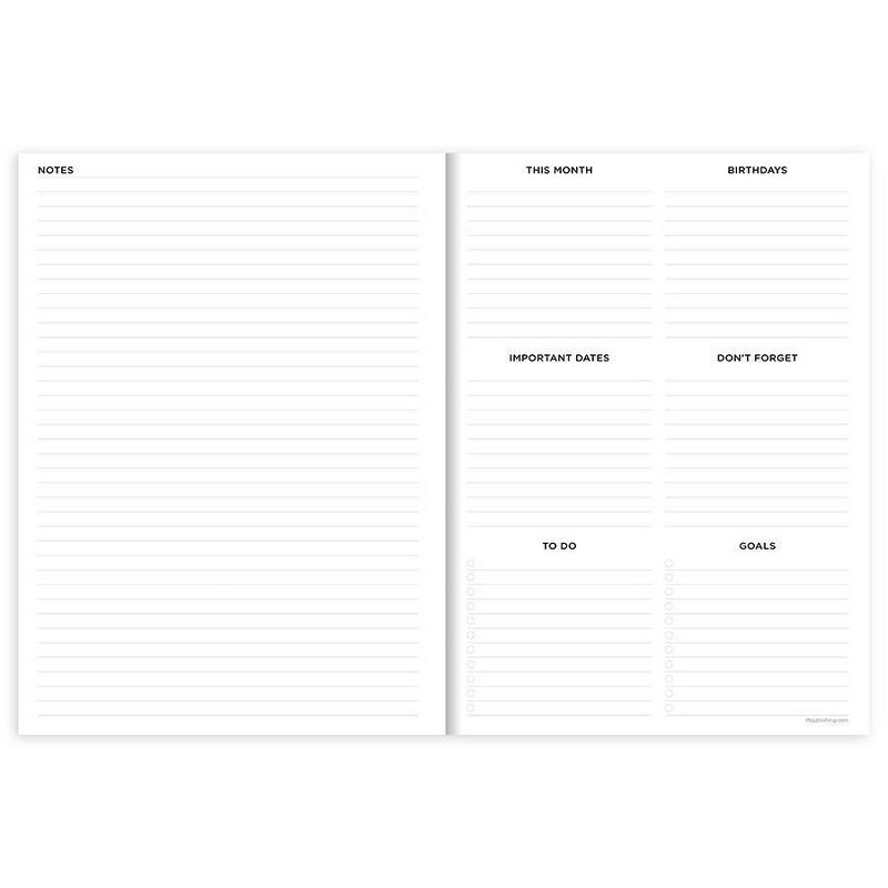 Undated My Planner Monthly Undated 7" x 10.25" - Rainbow