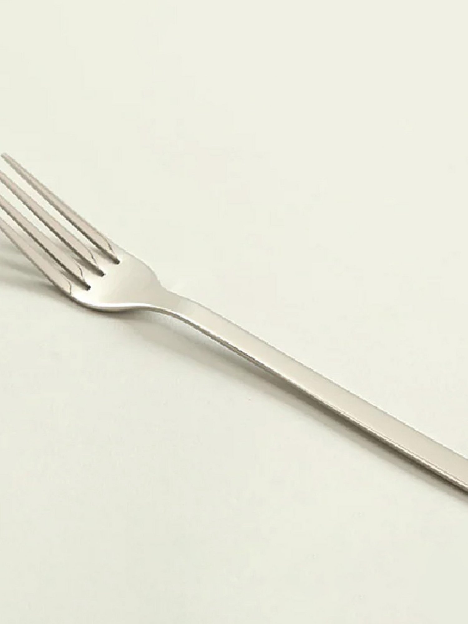 FnS Creta Silver Stainless Steel Dinner Fork - Set of 12