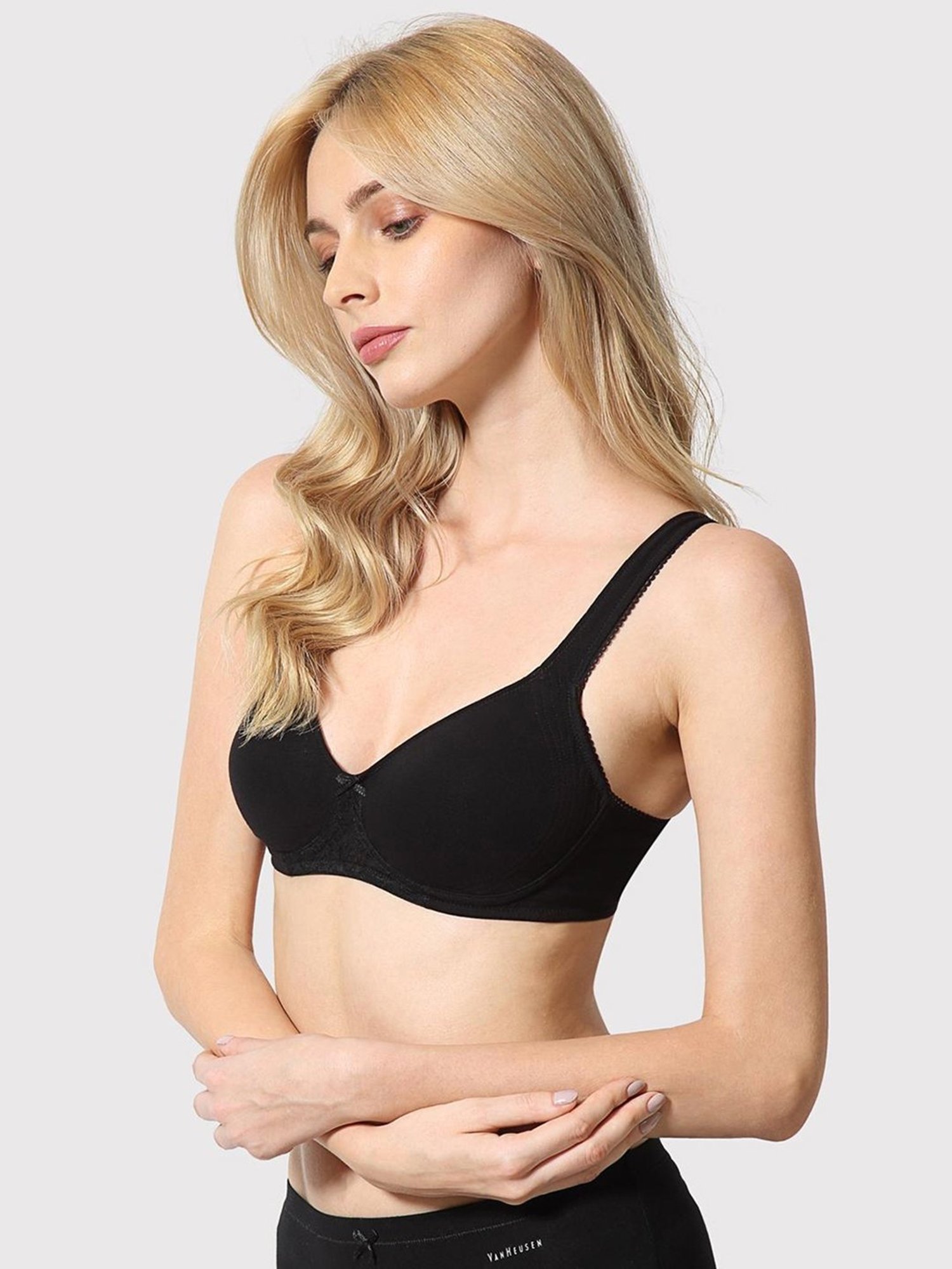 Tweens Peach & Green Non Padded Bra (Pack Of 2)