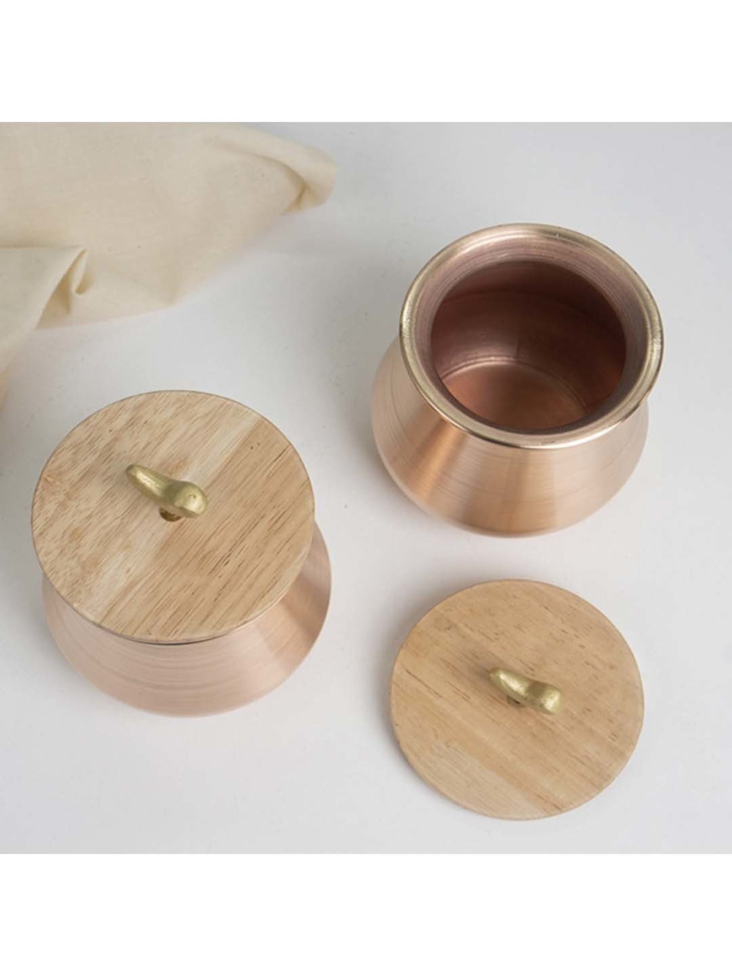 Aristo Silver Stainless Steel Storage Containers with Base Stand - Set of 7