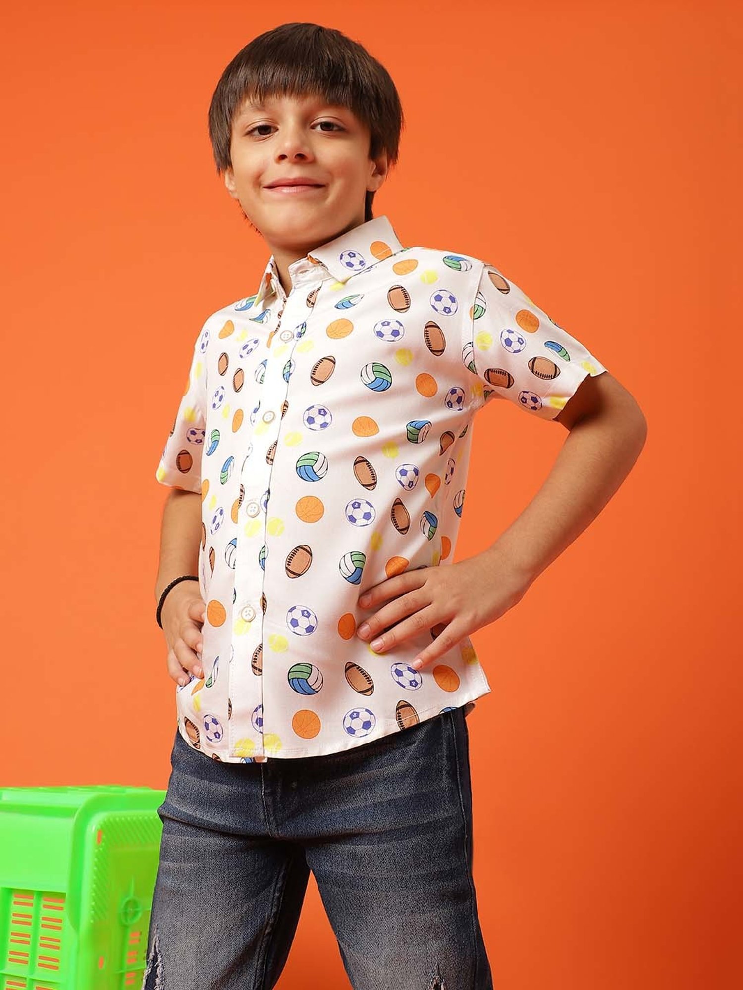 Tales & Stories Kids Multicolor Printed Shirt