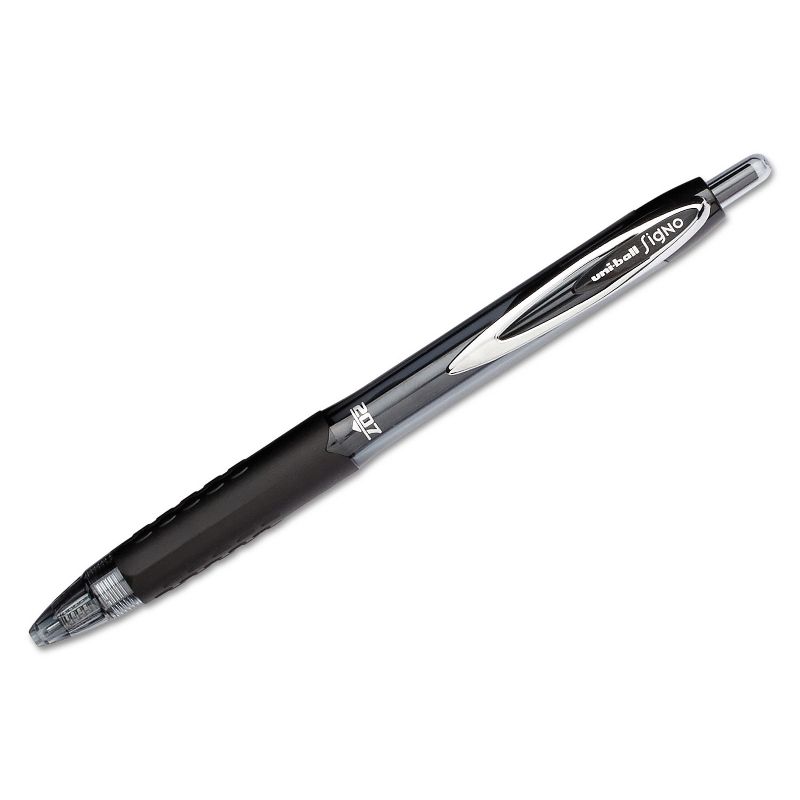 uni-ball Signo 207 Roller Ball Retractable Gel Pen Black Ink Medium Dozen 1736097