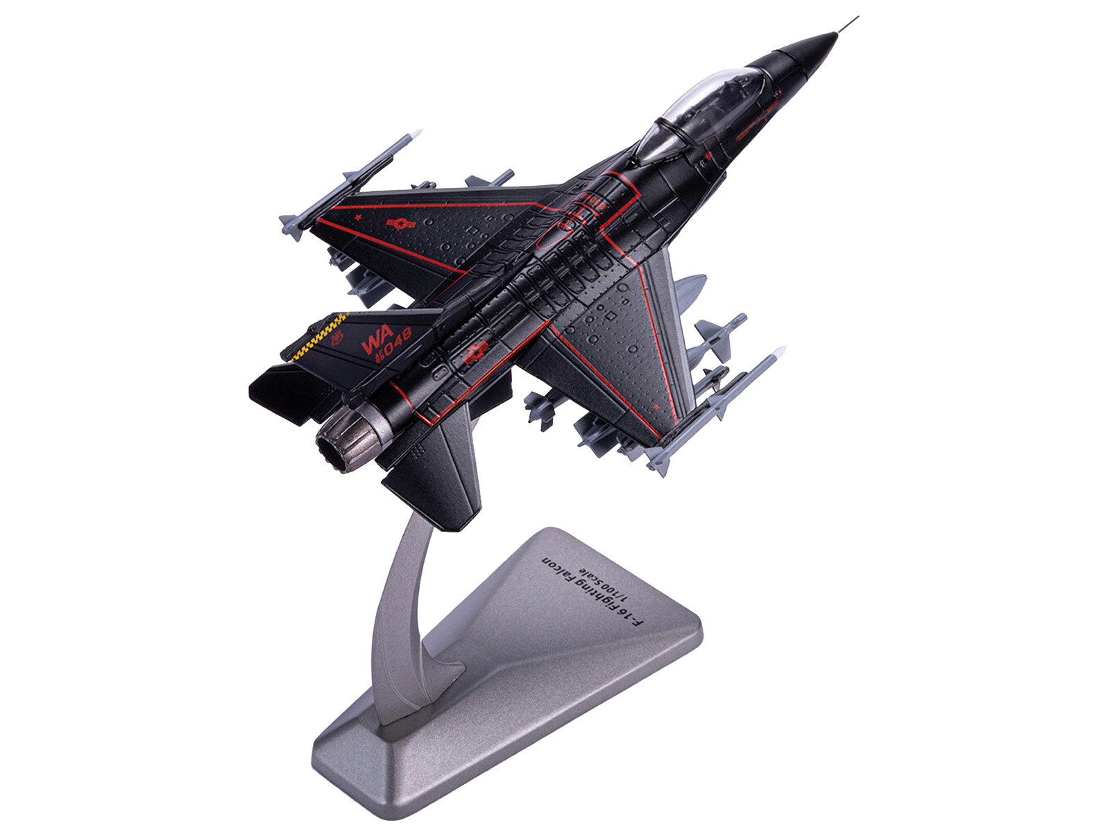 Lockheed Martin F-16C Fighting Falcon Fighter Aircraft "Viper Demo Team" (2021) United States Air Force 1/144 Diecast Model by JC Wings