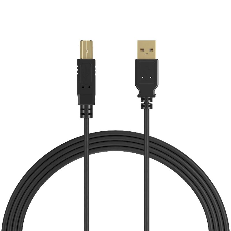 NXT Technologies 16' USB A Male/B Male, Black NX29931