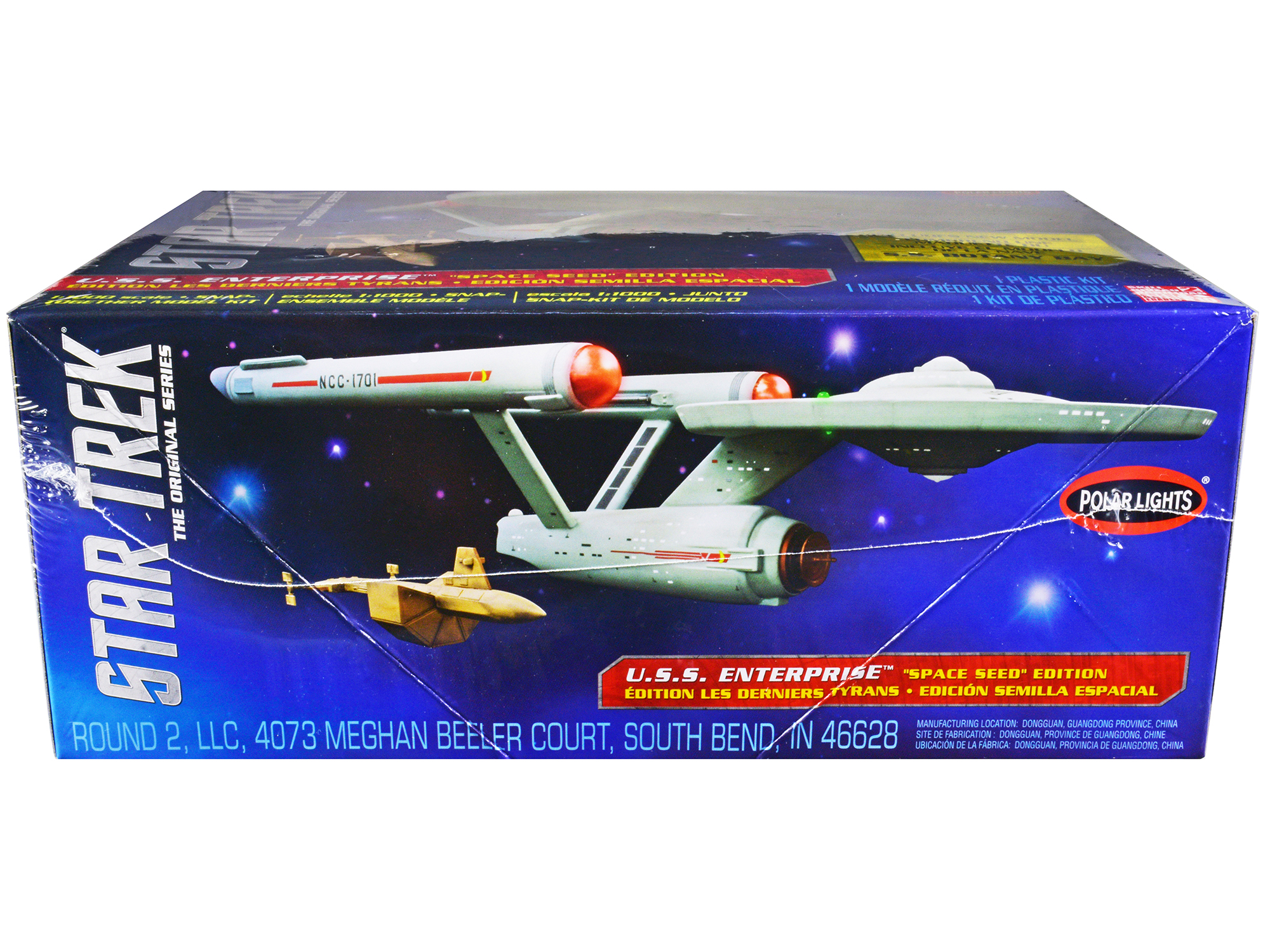 Skill 2 Model Kit U.S.S. Enterprise NCC-1701-C Space Ship "Star Trek: The Next Generation" (1987) TV Series 1/1400 Scale Model by AMT