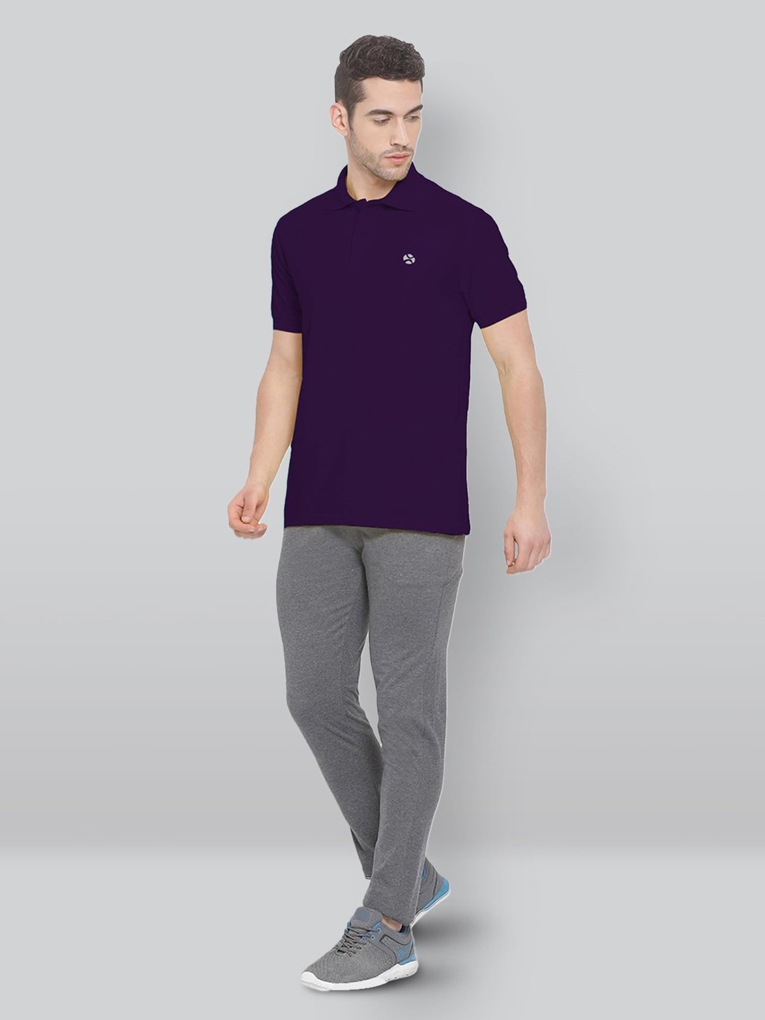 Lux Nitro Purple Regular Fit Polo T-Shirt