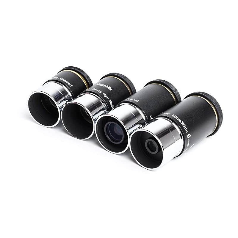 125 6mm 9mm 15mm 20mm 66Degree Ultra Wide Angle Eyepiece for Telescope 6mm