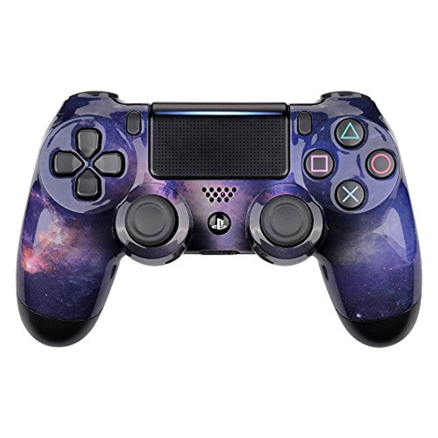 extremerate hydro dipped front housing shell case, faceplate cover replacement kit for playstation 4 ps4 slim ps4 pro controlle