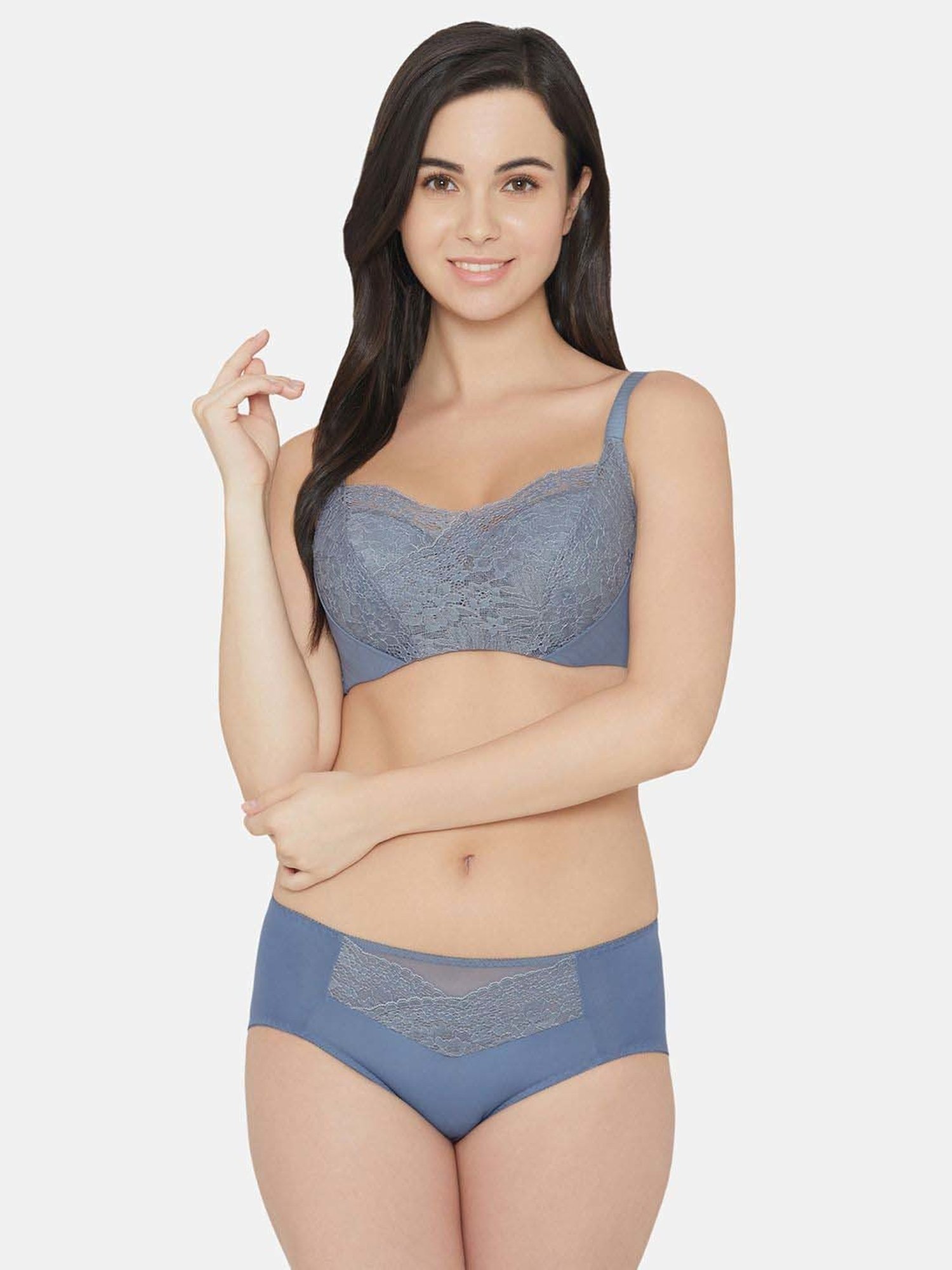 Wacoal Grey Lace Work Everyday Bra