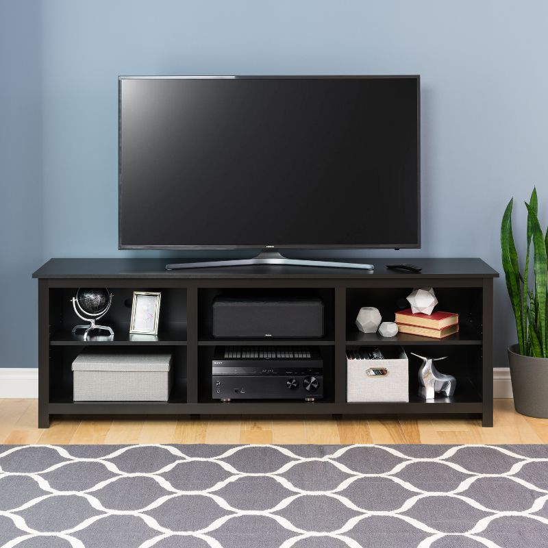72" TV Stand Black - Prepac