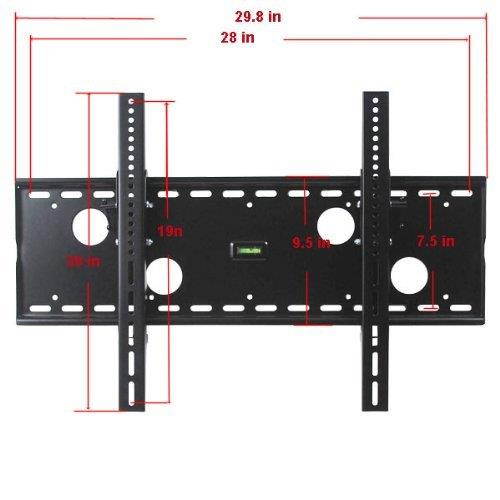 VideoSecu Black Tilting Wall Mount Bracket for Samsung 37-75 inch 4K Ultra HD Smart LED TV 3AE