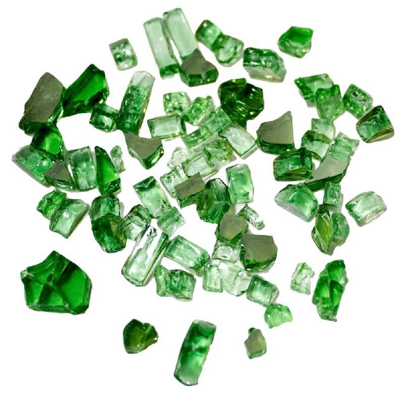 Fire Pit Fire Glass - Green - AZ Patio Heaters