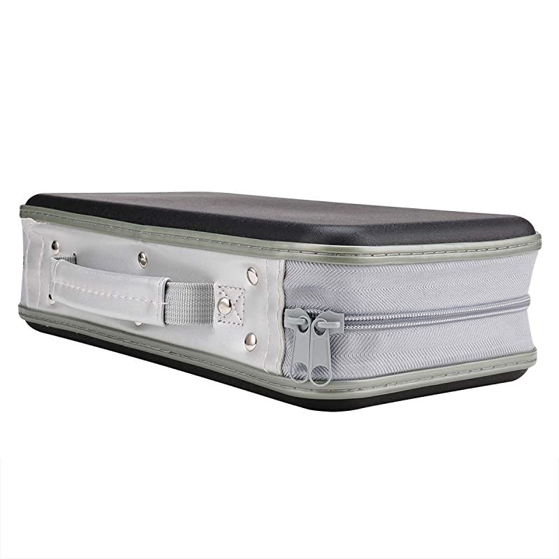 CD DVD Wallet  96 Capacity Heavy Duty Sturdy DVD Storage Hard Shell CD Disk Holder DVD Case VCD Wallets Bluray Media Case Storage Holder Organizer Wallet96 Capacity SkyBlue