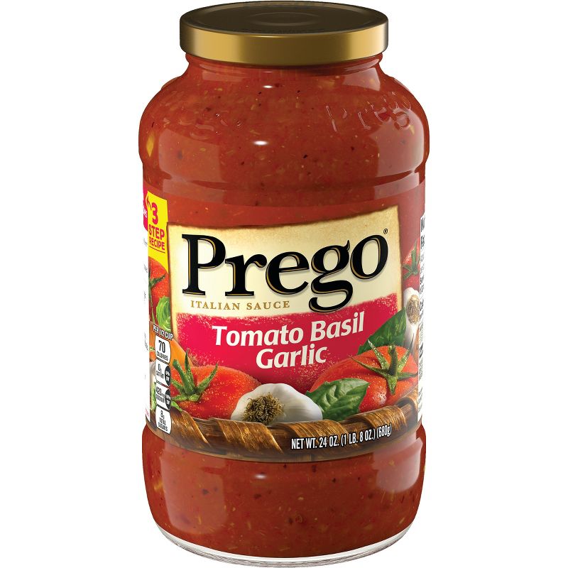 Prego Tomato Basil Garlic Italian Sauce 24oz