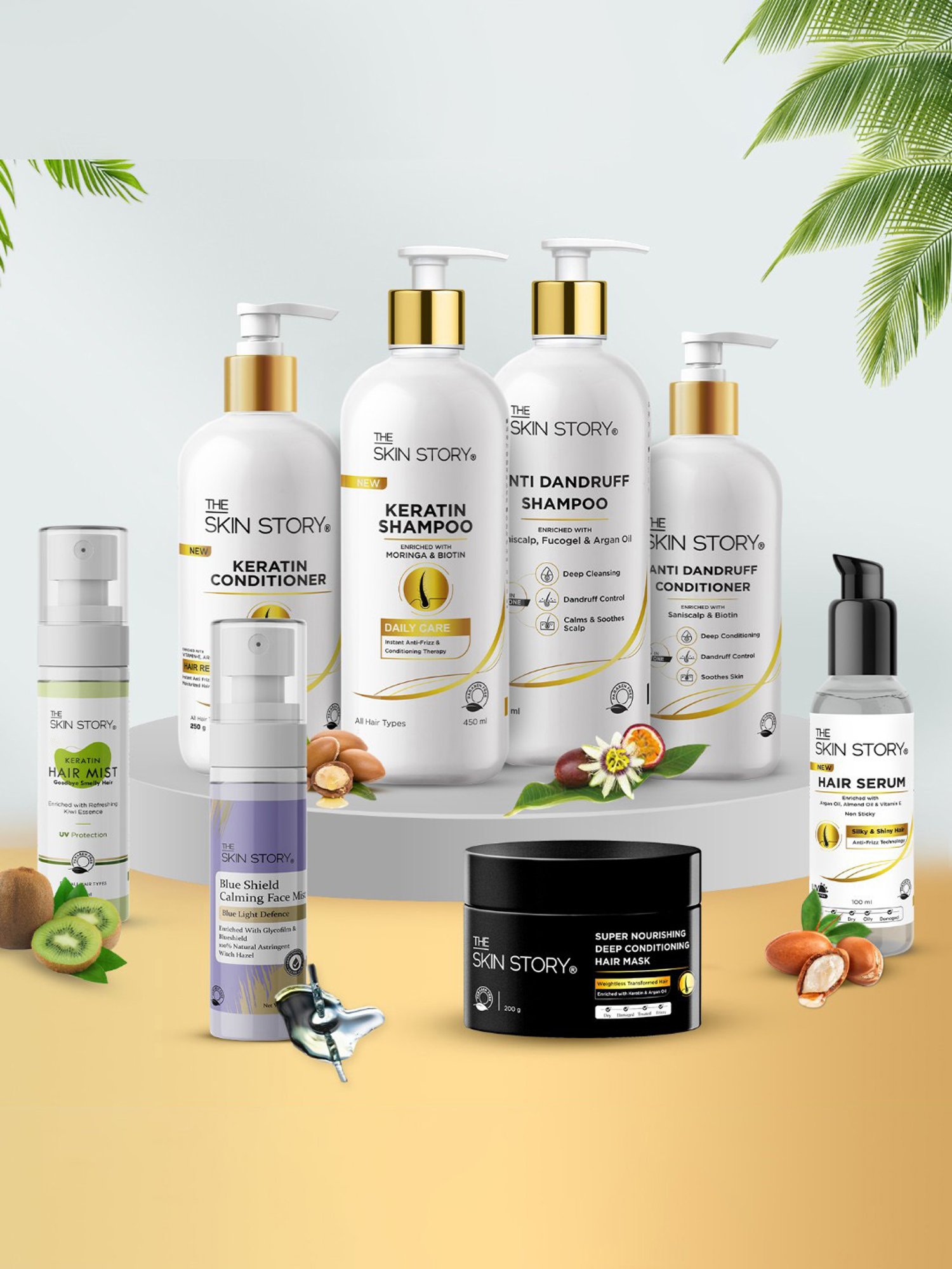 The Skin Story Keratin & Argan Oil Super Nourishing Deep Conditioning Hair Mask - 200 gm